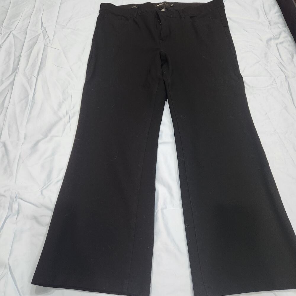 2 PAIR Torrid Bombshell Boot Ponte Pants 22R Black Bootcut Plus Size - Picture 10 of 10